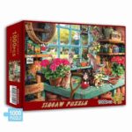 Jigsaw Puzzle 1000 Piece Garden Shed Cats 1